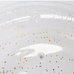 Pufe inflável Glitter Ouro - GOLDEN GLITTER - Image 6