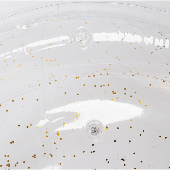 Pufe inflável Glitter Ouro - GOLDEN GLITTER - Image 6
