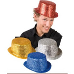 Chapéu Cartola Glitter Prata - Image 2