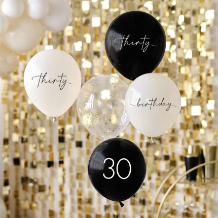 Balões 30 Anos - Pack.5
