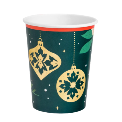 Copos Flor de Natal - Pack.6