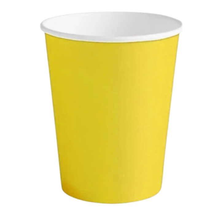 Copos Lisos Amarelo Neon - Pack 14 - Image 2