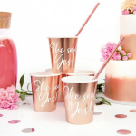 Copos Rose Gold She said Yes! - Pack 6 - Image 2