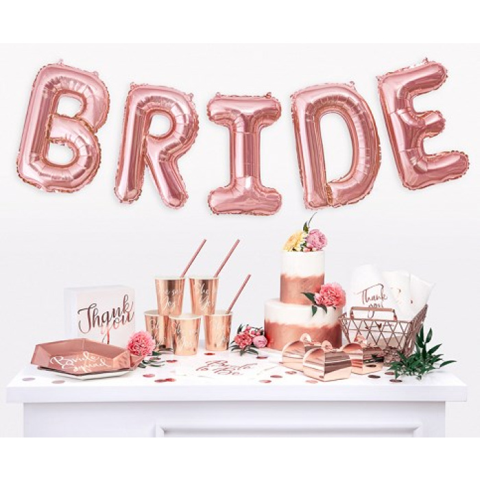 Copos Rose Gold She said Yes! - Pack 6 - Image 3