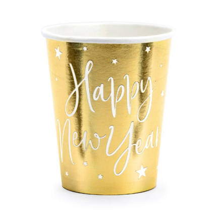 Copos Happy New Year - Pack 6