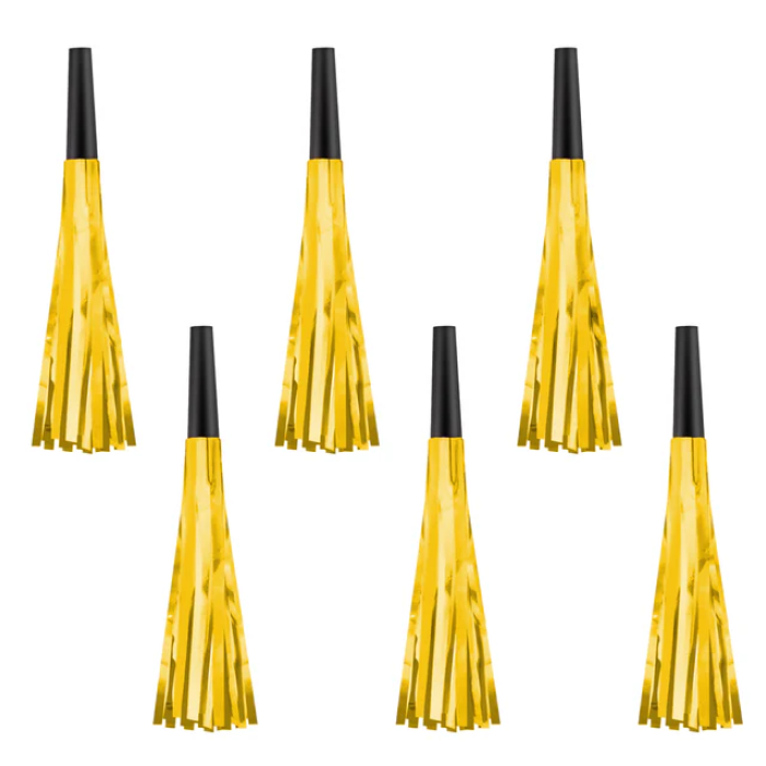 Cornetas Ouro Metalico - Pack.6 - Image 1