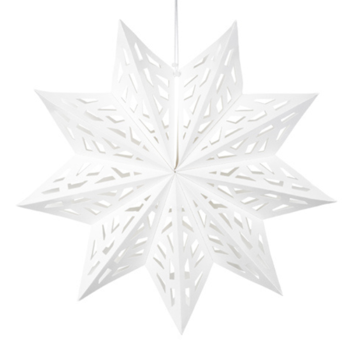 Estrela de Natal Branca 50cm - Image 1