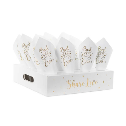 Expositor Suporte com Cones de Confetis - Pack.16