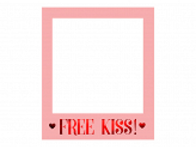 Moldura para Fotografias (Photo booth) FREE KISS! - Image 6
