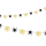 Guirlanda de Halloween Aranhas 220cm