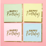 Guardanapos HAPPY BIRTHDAY - Pack 16