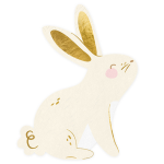 Coelhinho Páscoa Guardanapos 16cm - Pack.20
