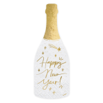 Guardanapos Garrafa Champanhe "Happy New Year" - Pack 20