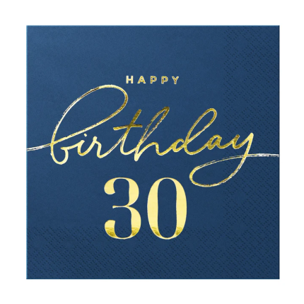 Guardanapos Azul 30 Anos