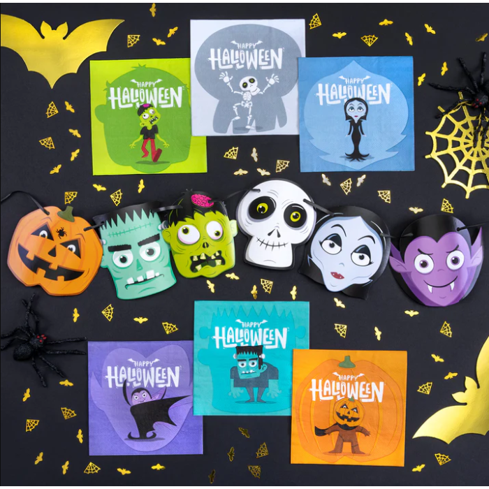 Guardanapos de Halloween Monstros - Image 3