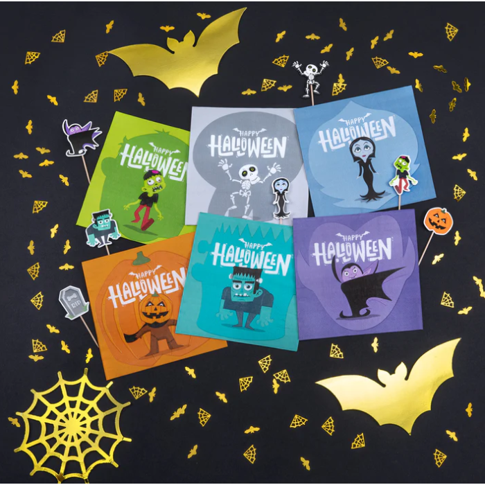 Guardanapos de Halloween Monstros - Image 2