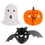 Decoração Papel Halloween - Pack 3
