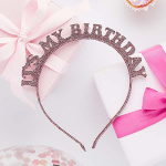 Bandolete Rosa Glitter "IT`S MY BIRTHDAY"
