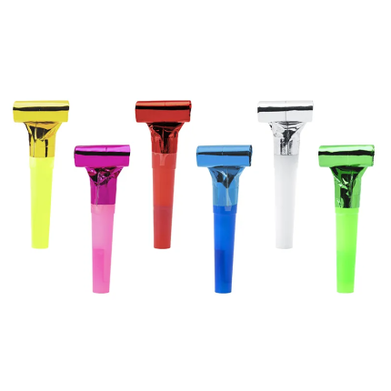 Línguas da Sogra Metálicas Cores Diversas - Pack.6