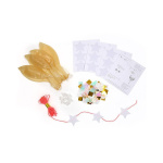Kit 8 Balões Transparentes com Confetis Iridiscentes - 45cm - Image 2