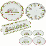 Prato Casinhas de Natal 20cm - Image 3