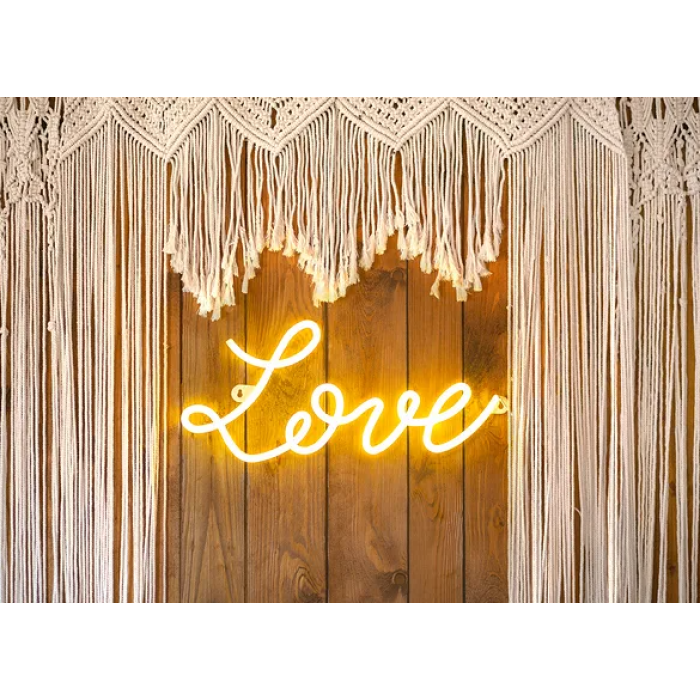 Luz LED Neon Branca LOVE - 61cm - Image 1