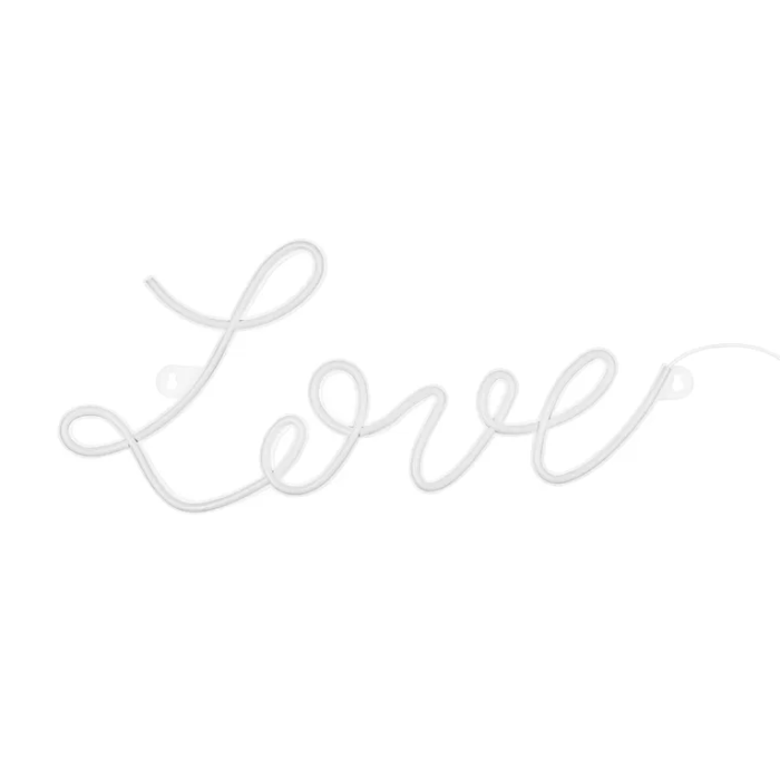 Luz LED Neon Branca LOVE - 61cm - Image 4