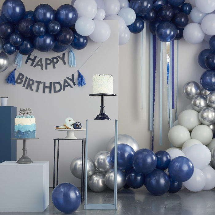 Guardanapos Azul Navy 40 Anos - Pack 16 - Image 3