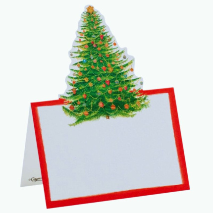 Marcadores de Mesa Arvore Natal - Pack.8