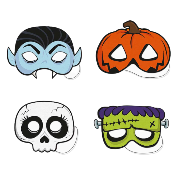 Mascaras para Fotografias Halloween - Pack 6 - Image 1