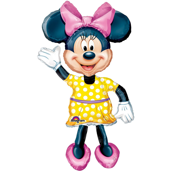 Balão Minnie Rosa Airwalker - 137cm - Image 5