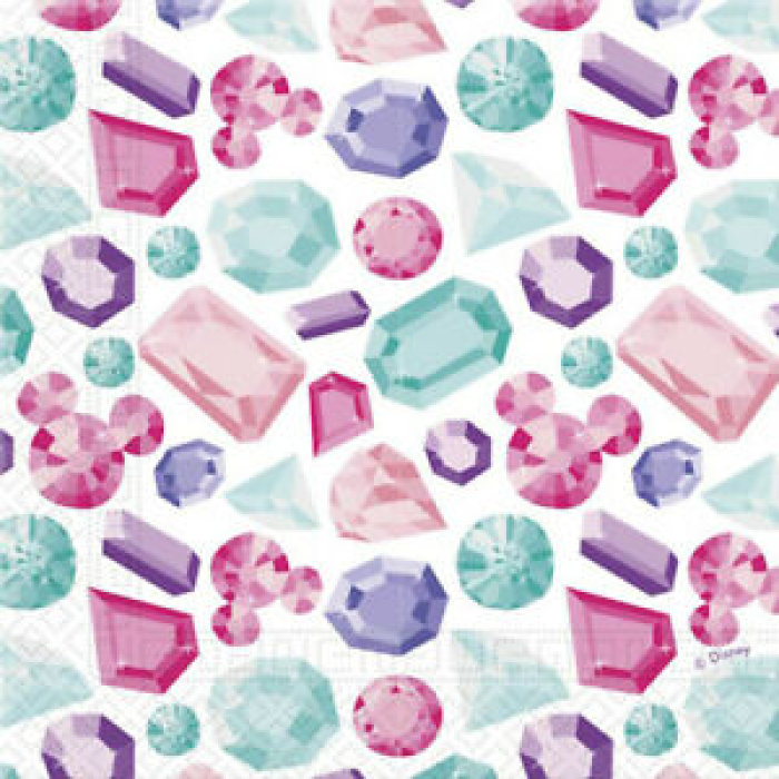 Minnie Pedras Preciosas Guardanapos - Pack 20 - Image 1