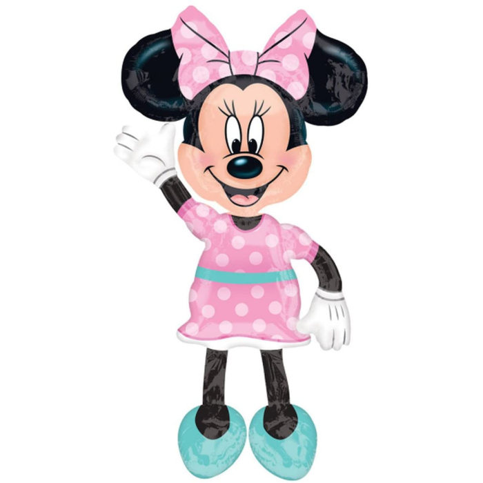 Balão Minnie Rosa Airwalker - 137cm - Image 4