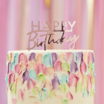 Topo bolo madeira HAPPY BIRTHDAY - Image 7