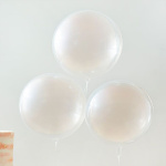 Balões Orbz com Pintura Pessego 56cm - Pack 3