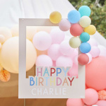 Moldura Photobooth HAPPY BIRTHDAY Personalizável