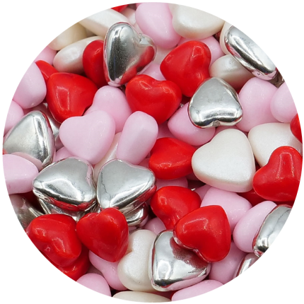 Sprinkles Mix Corações 3D - 75g