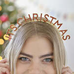 Bandolete Metal "IT'S CHRISTMAS" de Natal