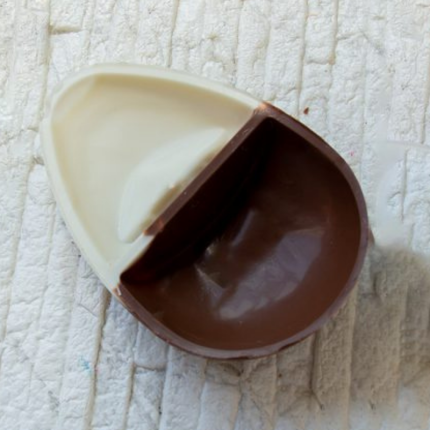 Molde de Chocolate Especial 3 Partes - Ovo de Colher Duplo 250g