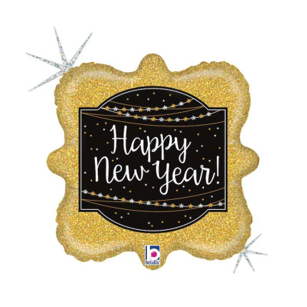 Balão Ano Novo "Happy New Year" - 46cm