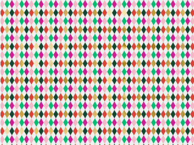 Papel de Embrulho Losangulos Coloridos