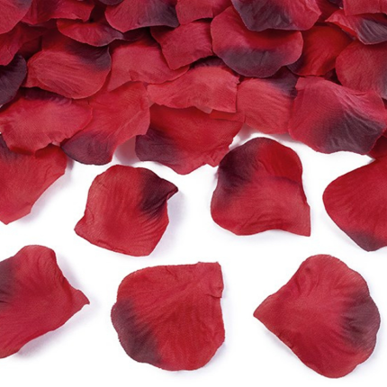 Pétalas Flores em Tecido Vermelha Degradê - Pack.500