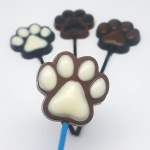 Molde de Chocolate Simples - SP9411 Bombom Patinhas de Cão