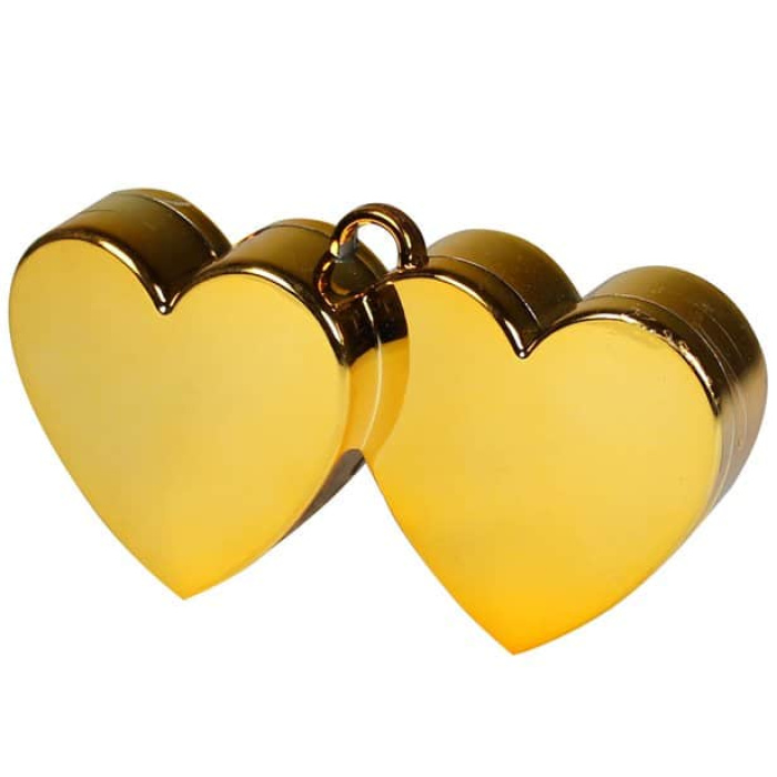 Peso Balões Corações Dourado - Image 1