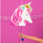 Pinhata Saco Unicórnio com Flores - 43cm