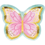 Pratos Forma Borboleta  - Pack.8