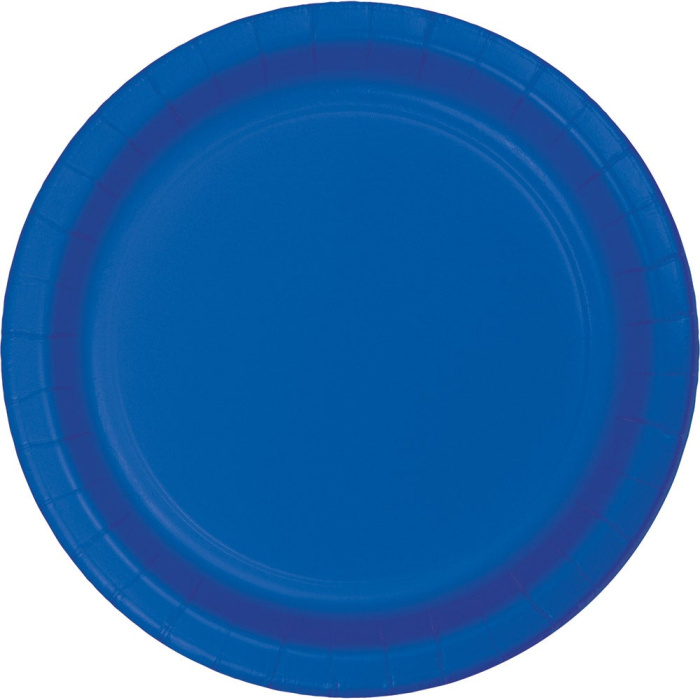 Pratos Liso Azul Royal 22cm - Pack 16 - Image 1