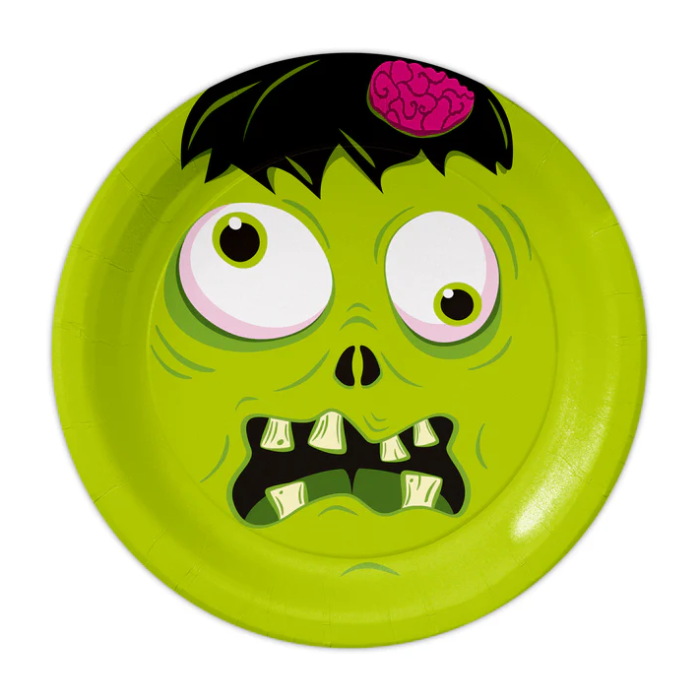 Pratos Halloween Monstros 18cm - Image 5