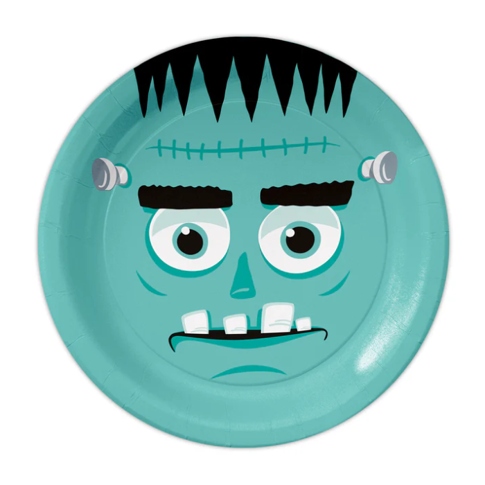 Pratos Halloween Monstros 18cm - Image 6