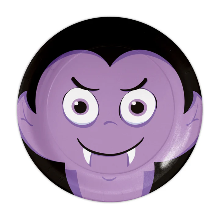 Pratos Halloween Monstros 18cm - Image 7